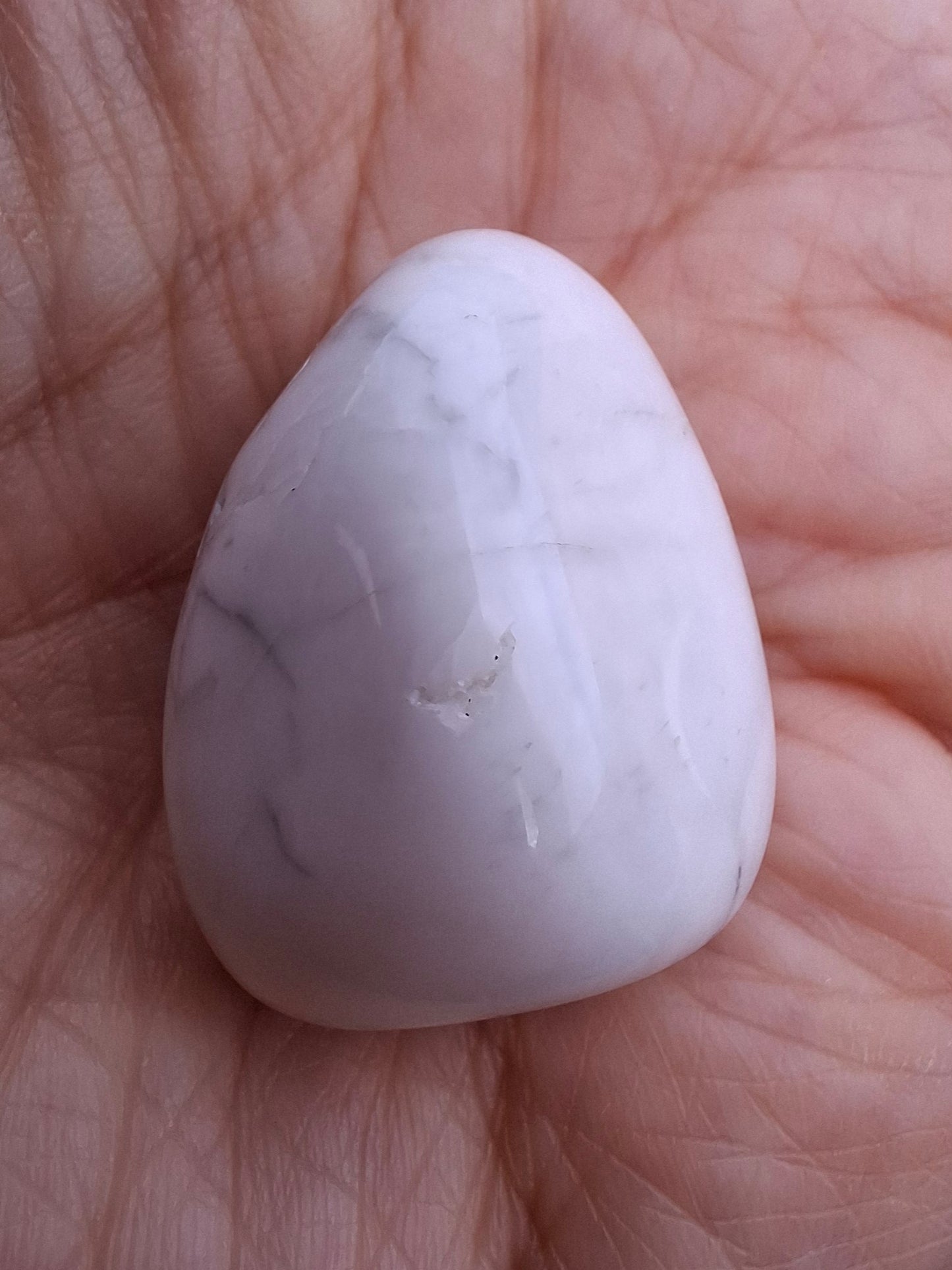 Howlite, Tumble Stone, Crystal (Ref: T36)