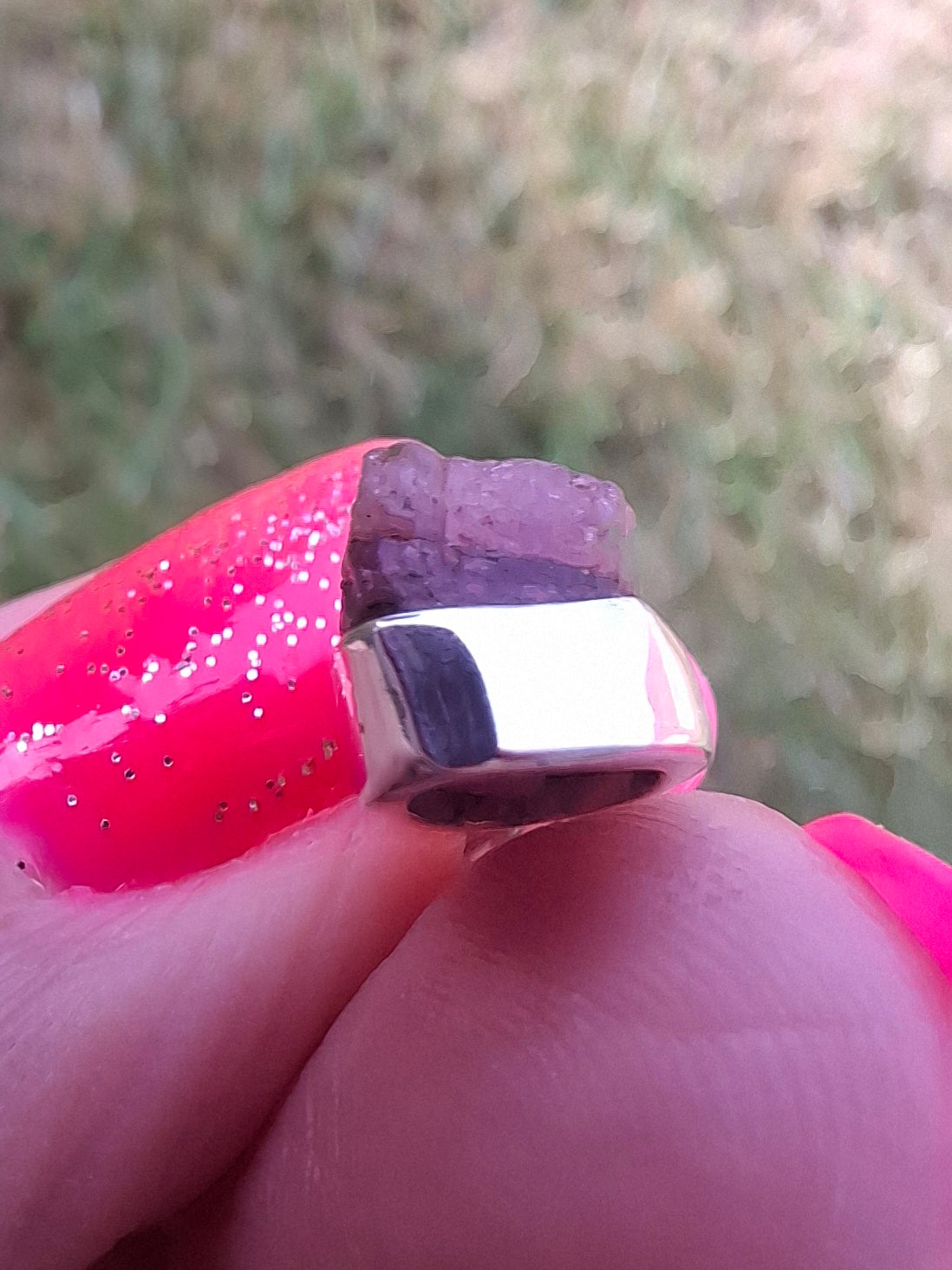 Pink Tourmaline Pendant, 925 Silver, Crystal (Ref: PT95)