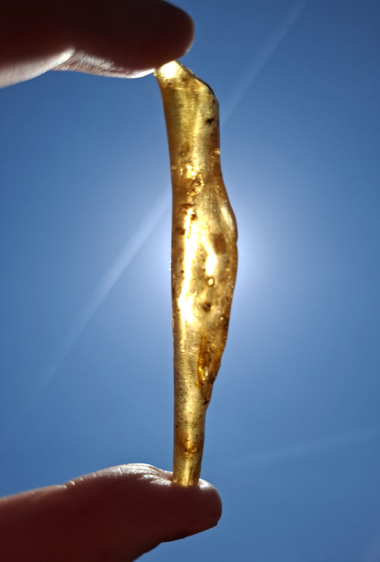Copal Young Amber with INSECTS inside, 5.07g, Fossil (Ref: CA35)