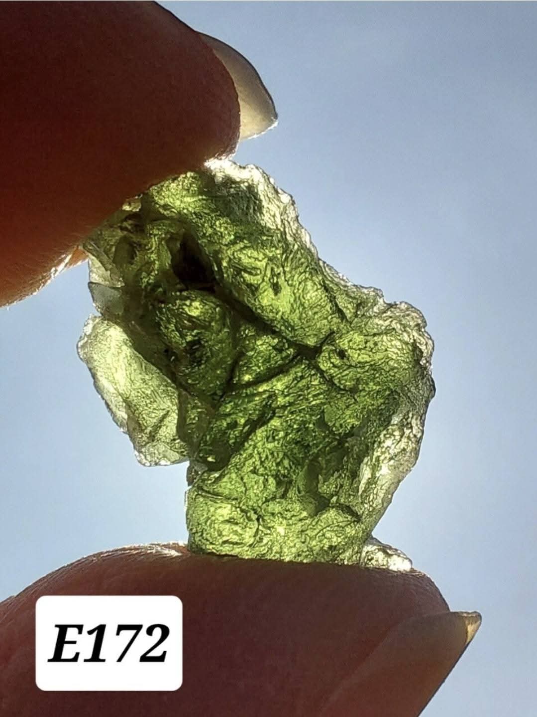 Moldavite Piece, 1.82g, Tektite (Ref: E172)