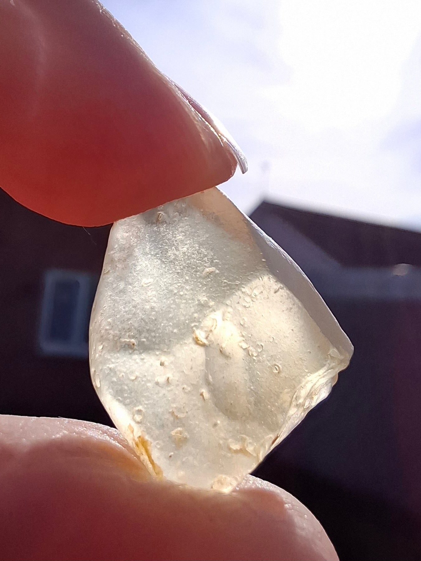 Libyan Desert Glass small Piece, 2.91g, Tektite (Ref: L1356)