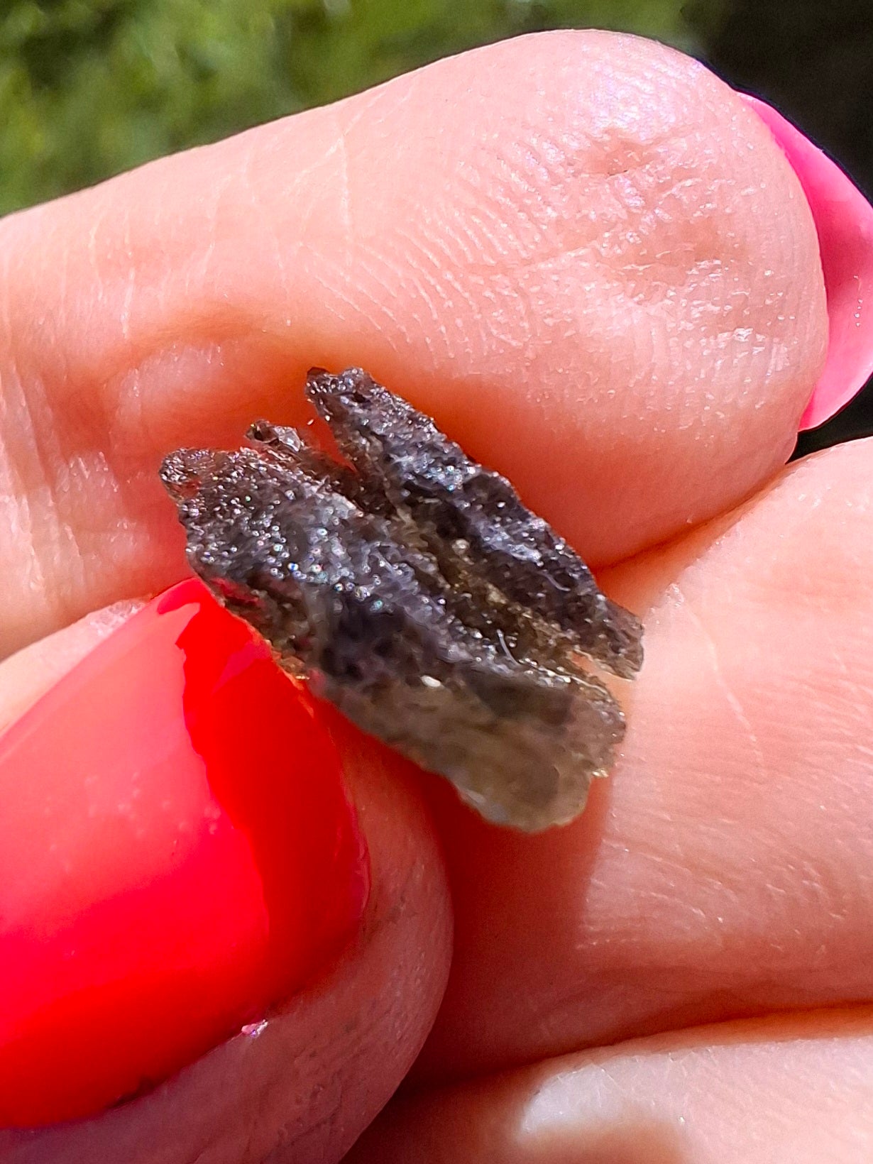 Moldavite Piece, 0.87g, Tektite (Ref: 231)