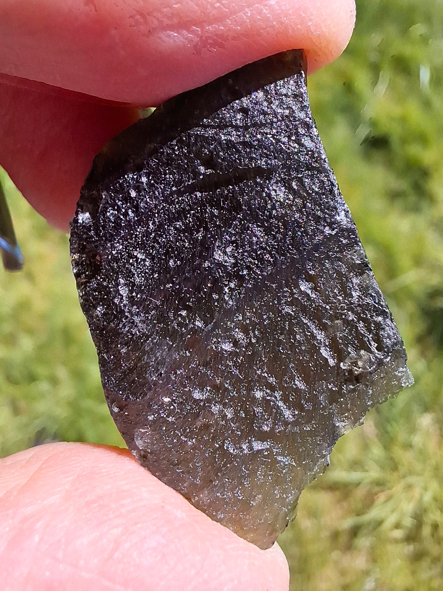Moldavite Piece, JAKULE, 7.00g, Tektite (Ref: 1376)