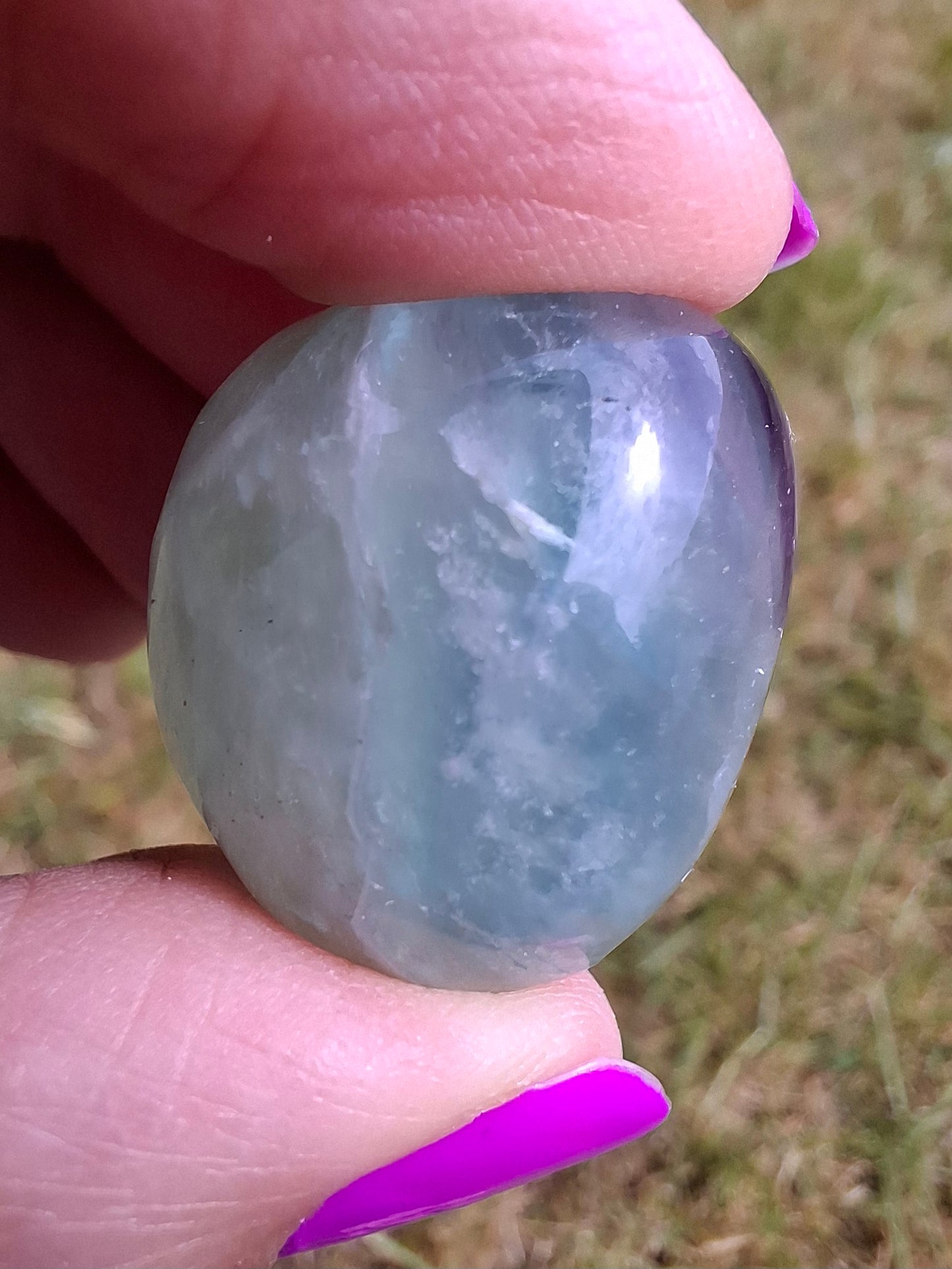 Fluorite, Tumble Stone, Crystal (Ref: T51)