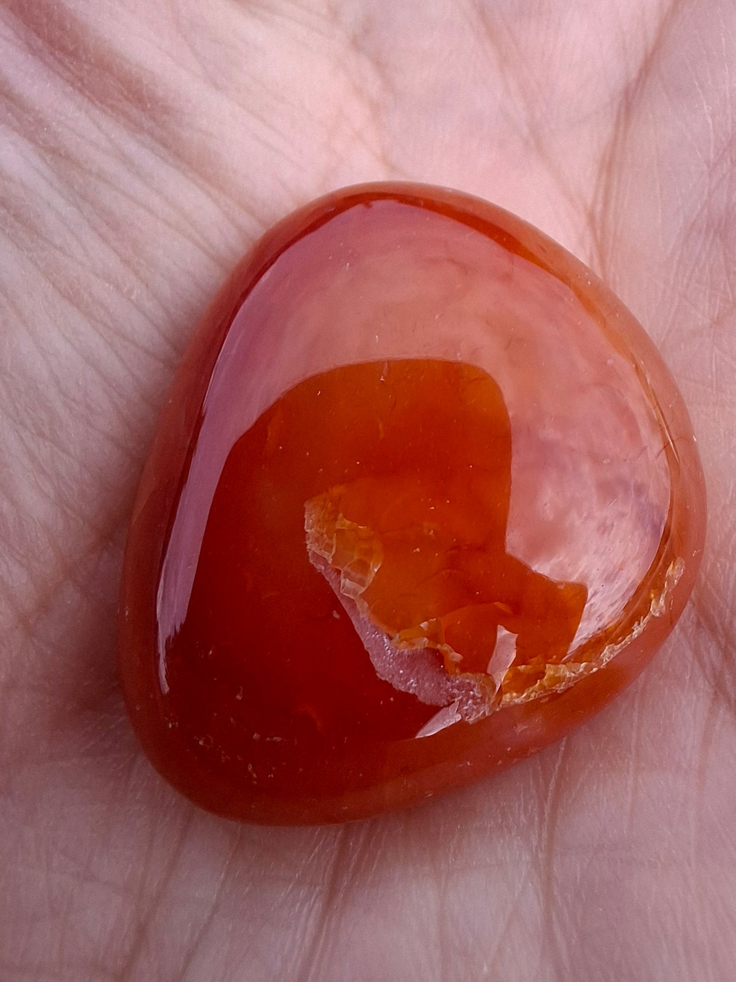 Carnelian, Tumble Stone, Crystal (Ref: T62)
