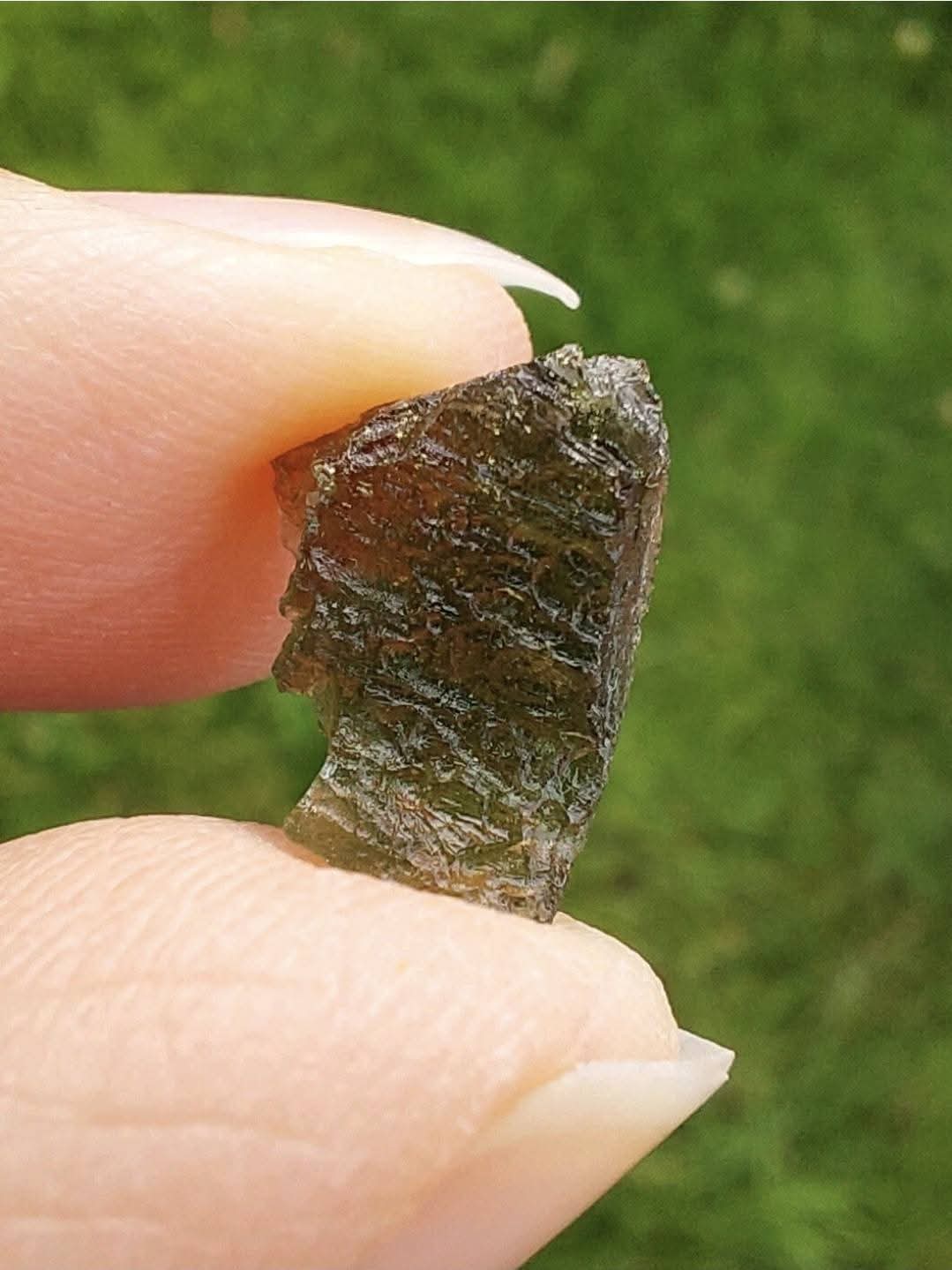 Moldavite Piece, NESMEN LES, 0.62g, Tektite (Ref: 840)