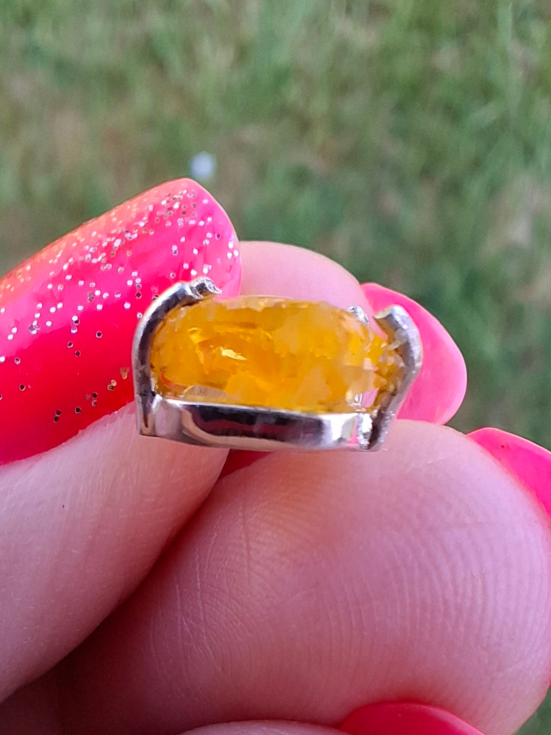 Baltic Amber Pendant, 925 Silver, Fossil (Ref: AP19)