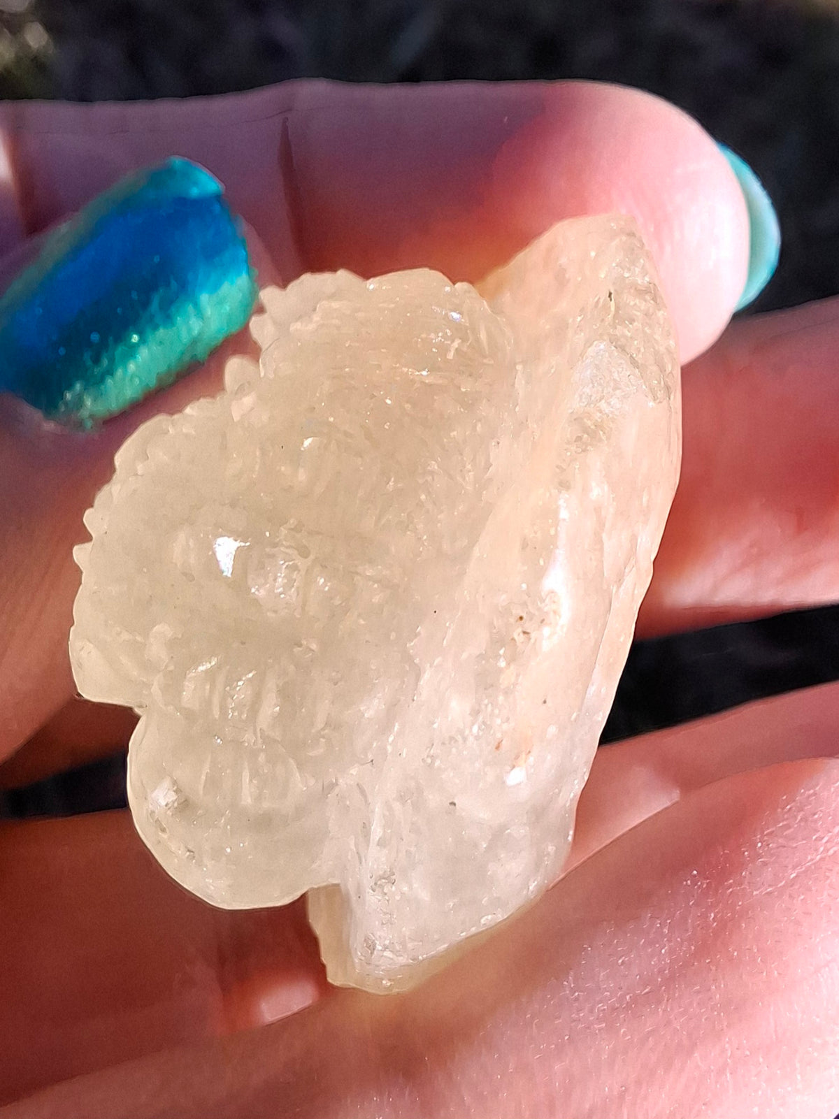 Libyan Desert Glass GANESHA carving, 20.76g, Tektite (Ref: Ganesha4)