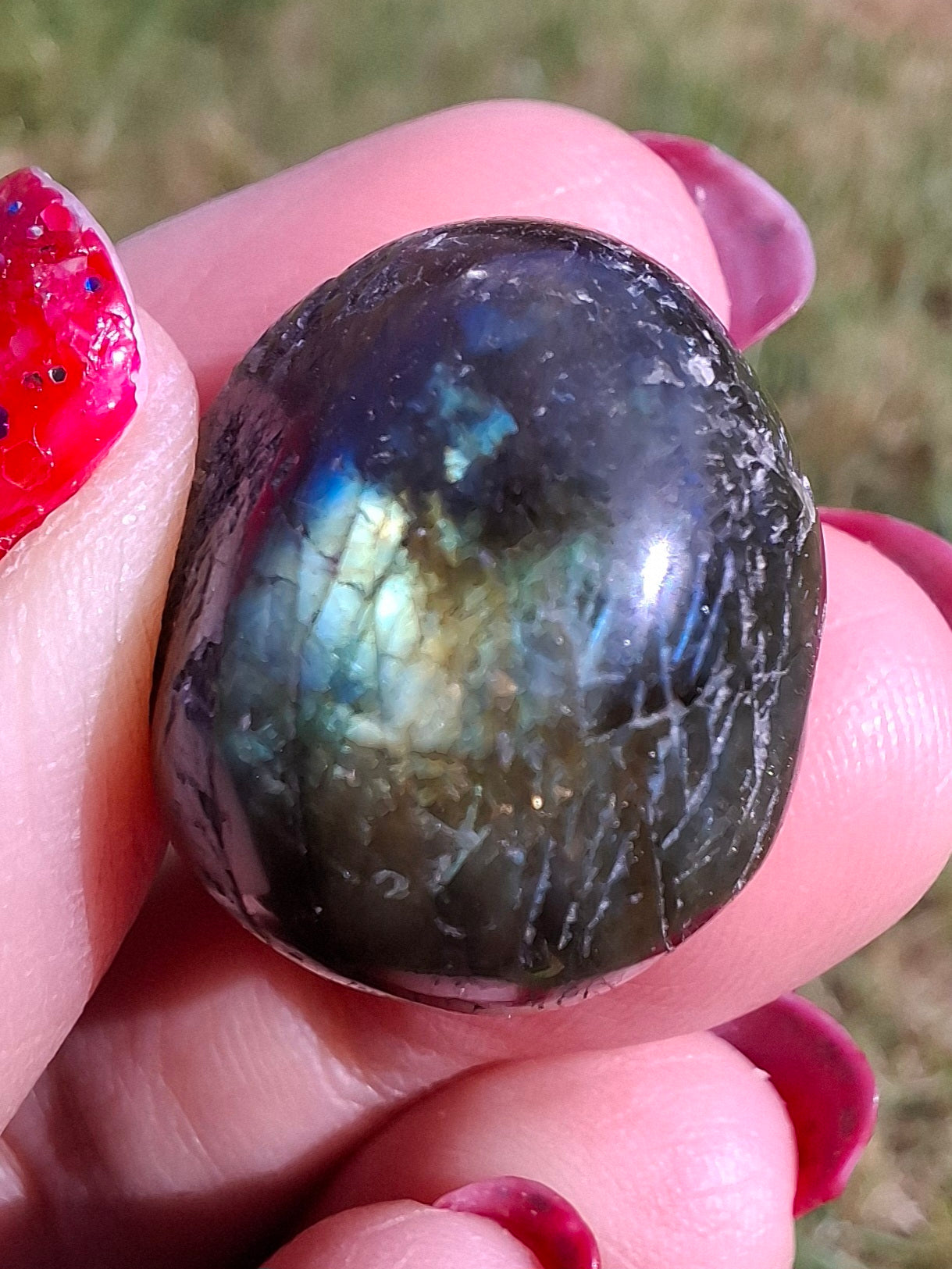 Labradorite, Tumble Stone, Crystal (Ref: T206)