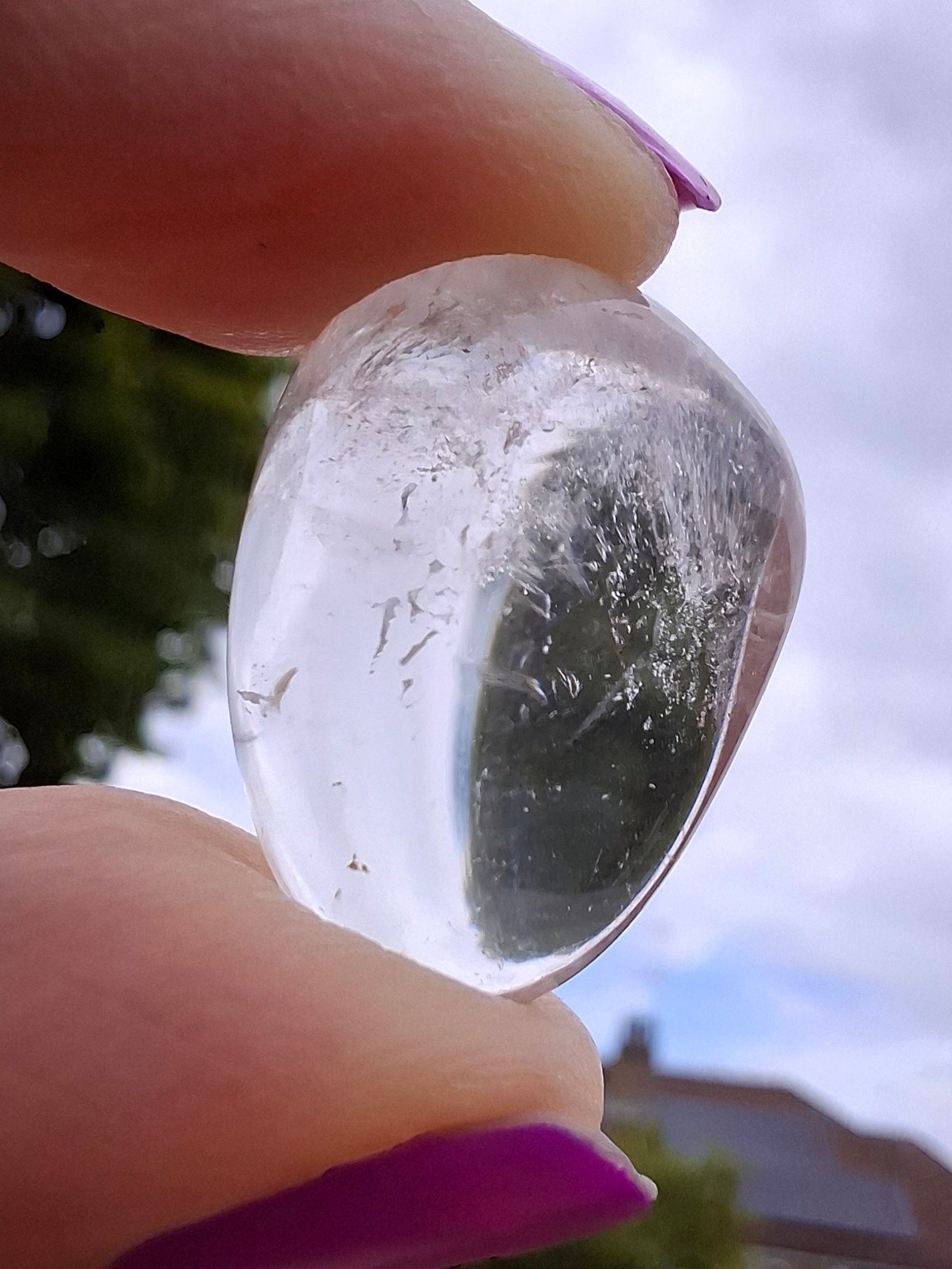 Clear Quartz, Tumble Stone, Crystal (Ref: T30)
