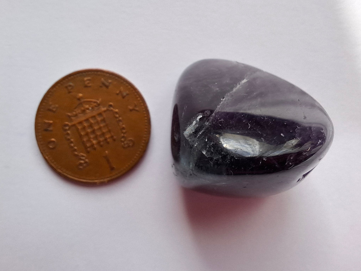 Fluorite, Tumble Stone, Crystal (Ref: T54)