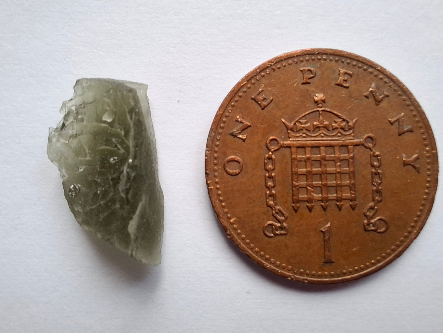 Moldavite Piece, 0.79g, Tektite (Ref: 1441)