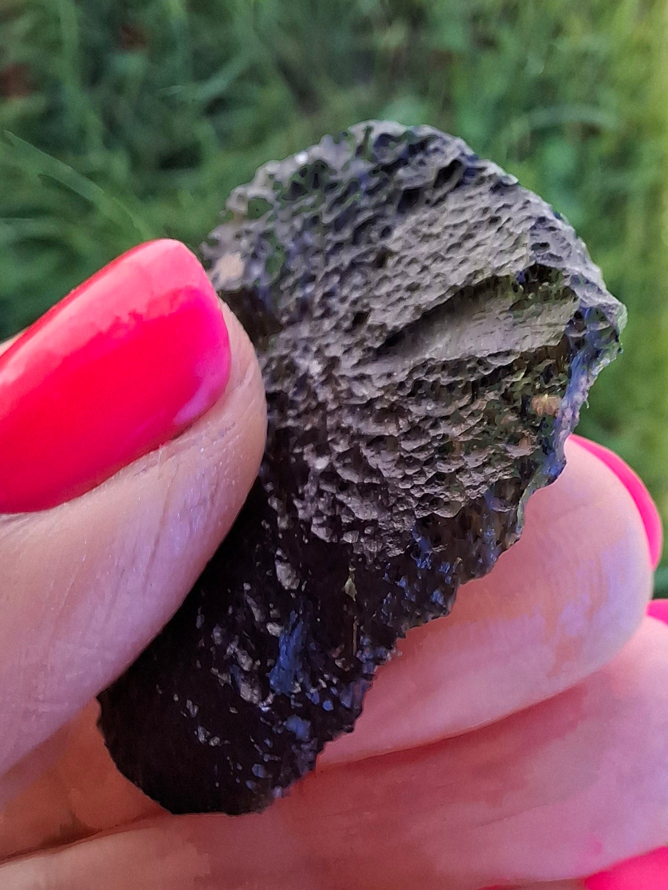 Moldavite Piece, CHLUM, 11.18g, Tektite (Ref: 1166)