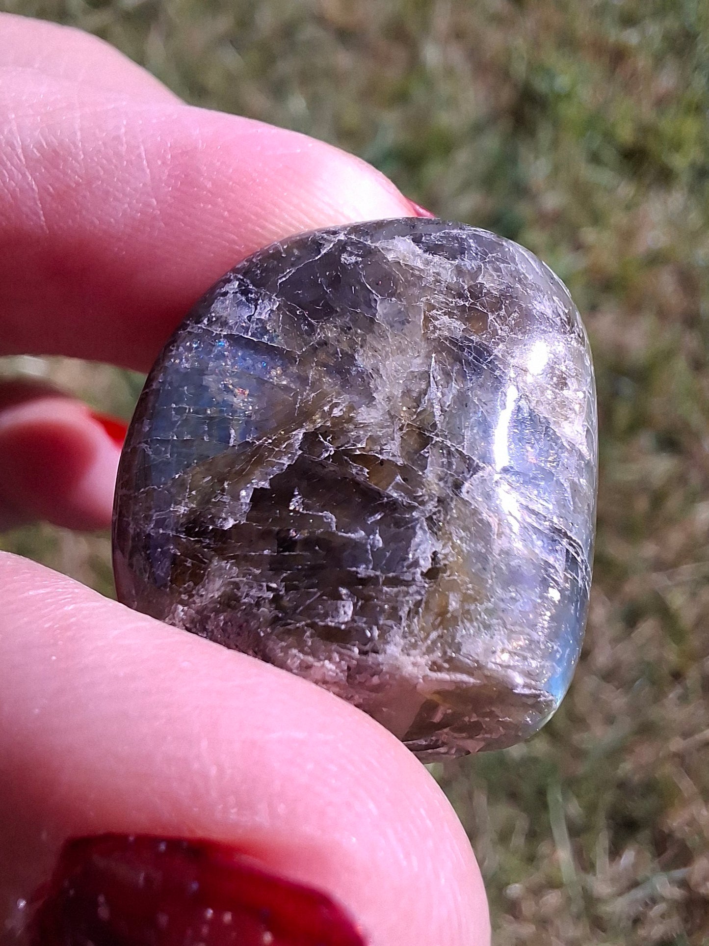 Labradorite, Tumble Stone, Crystal (Ref: T211)