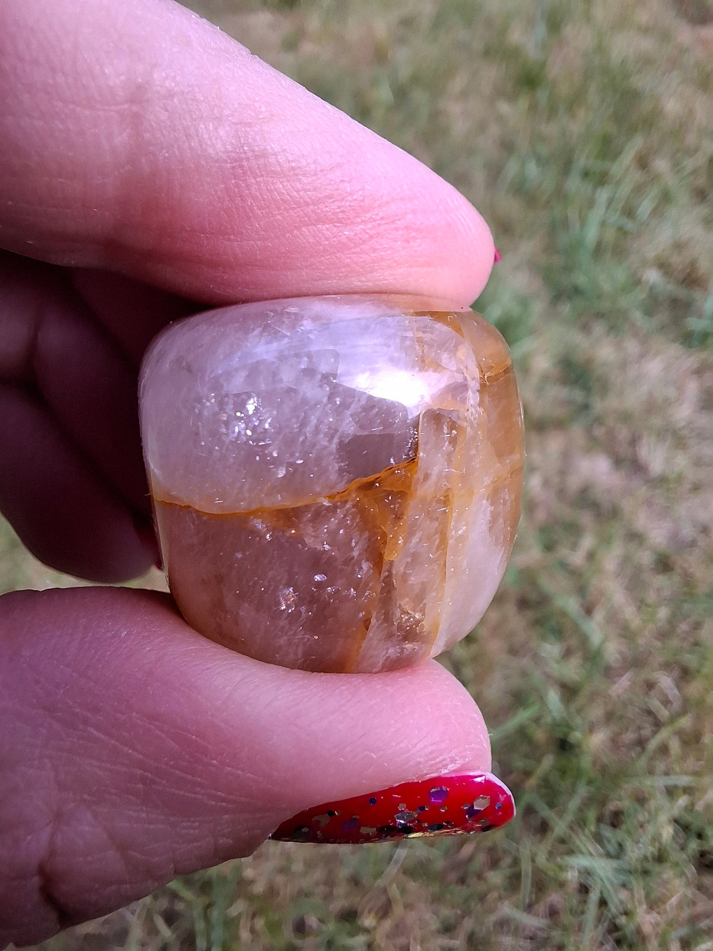 Golden Healer, Tumble Stone, Crystal (Ref: T195)