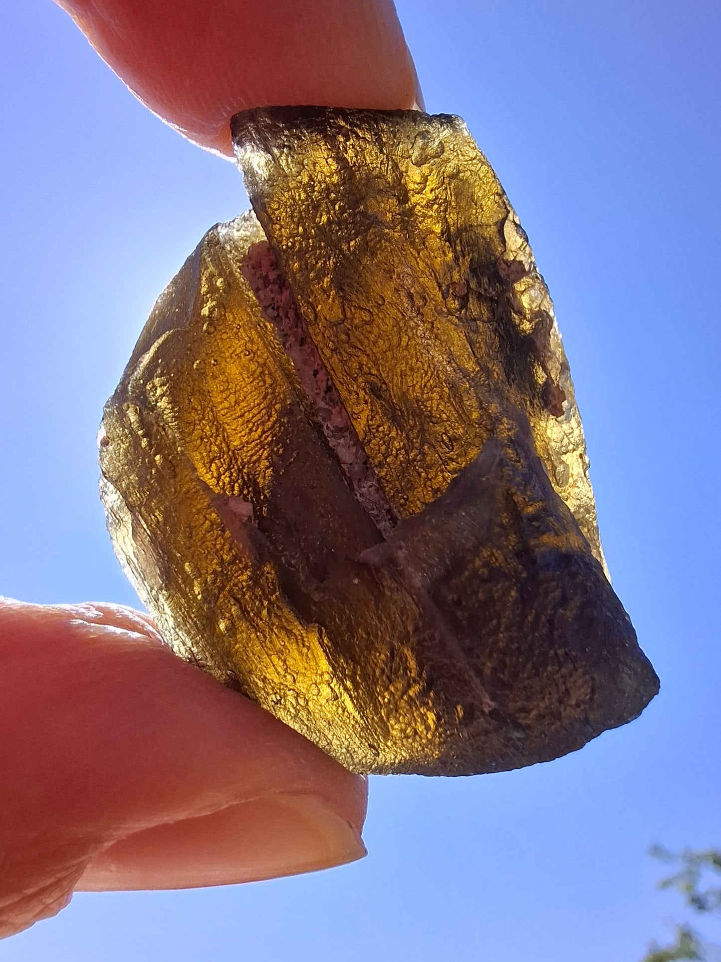 Moldavite Piece, JAKULE, 16.07g, Tektite (Ref: 1179)