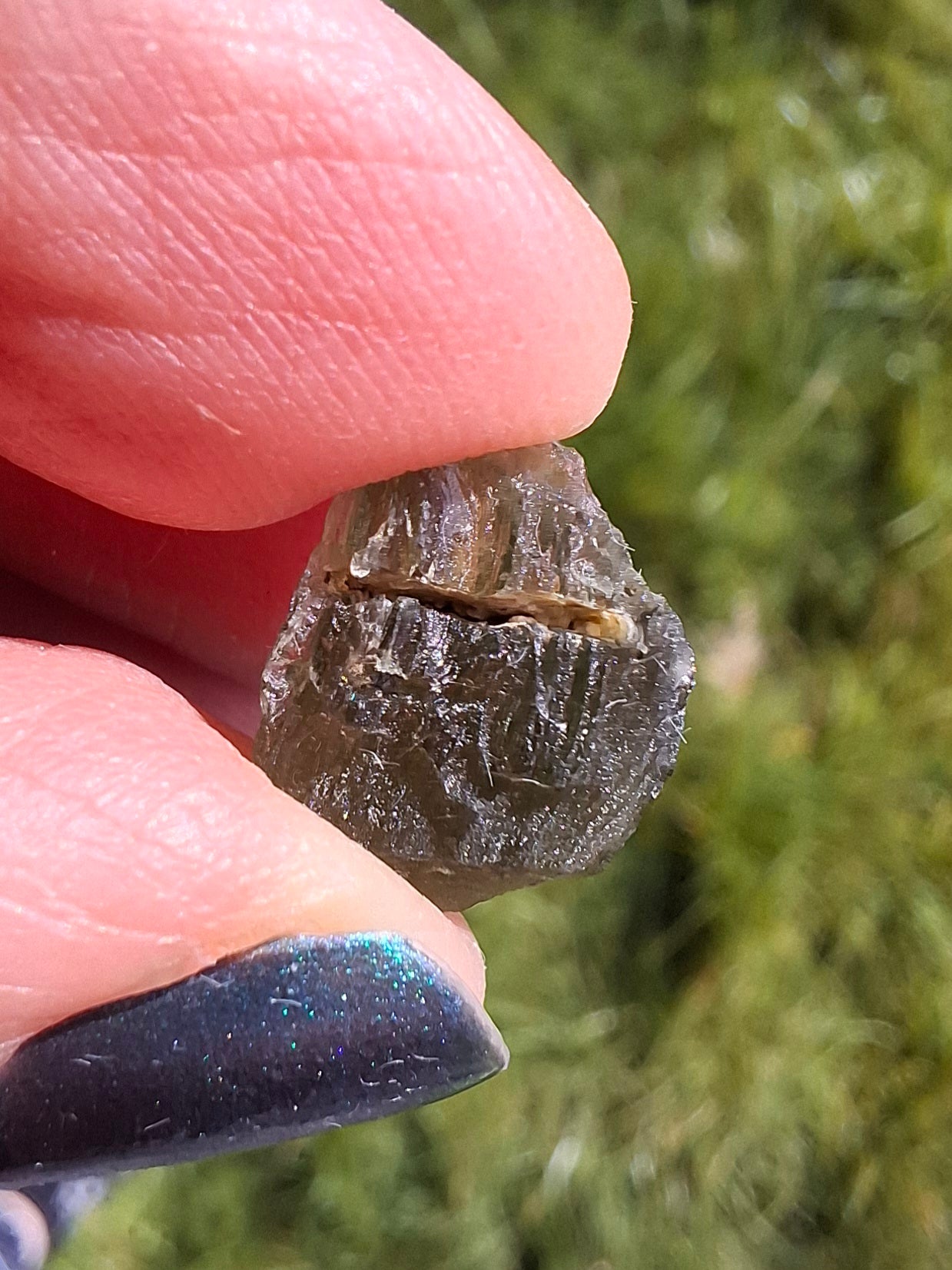 Moldavite Piece, 1.00g, Tektite (Ref: 1399)