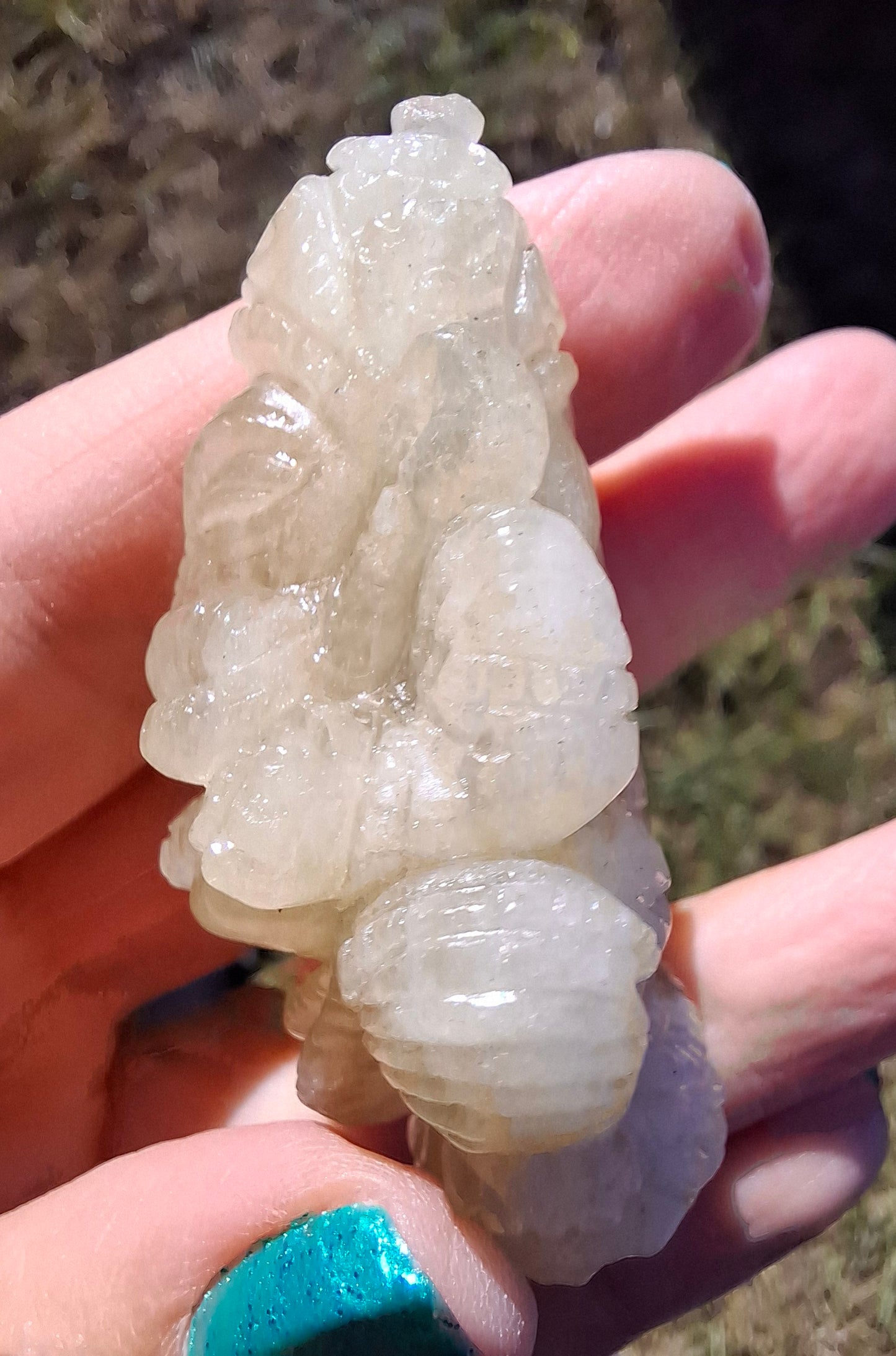 Libyan Desert Glass GANESHA craving, 31.21g, Tektite (Ref: Ganesha2)