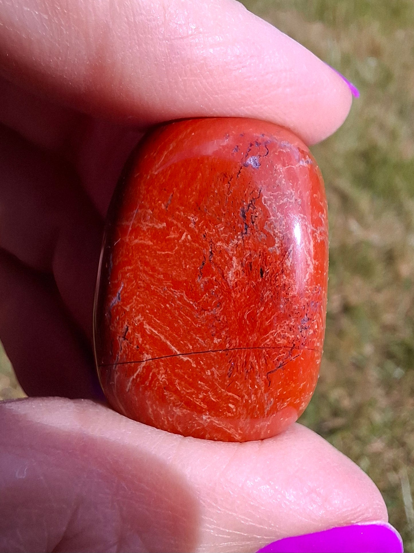 Red Jasper, Tumble Stone, Crystal (Ref: T89)