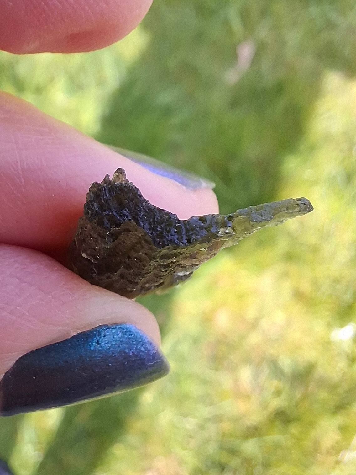 Moldavite Piece, 1.07g, Tektite (Ref: 1394)