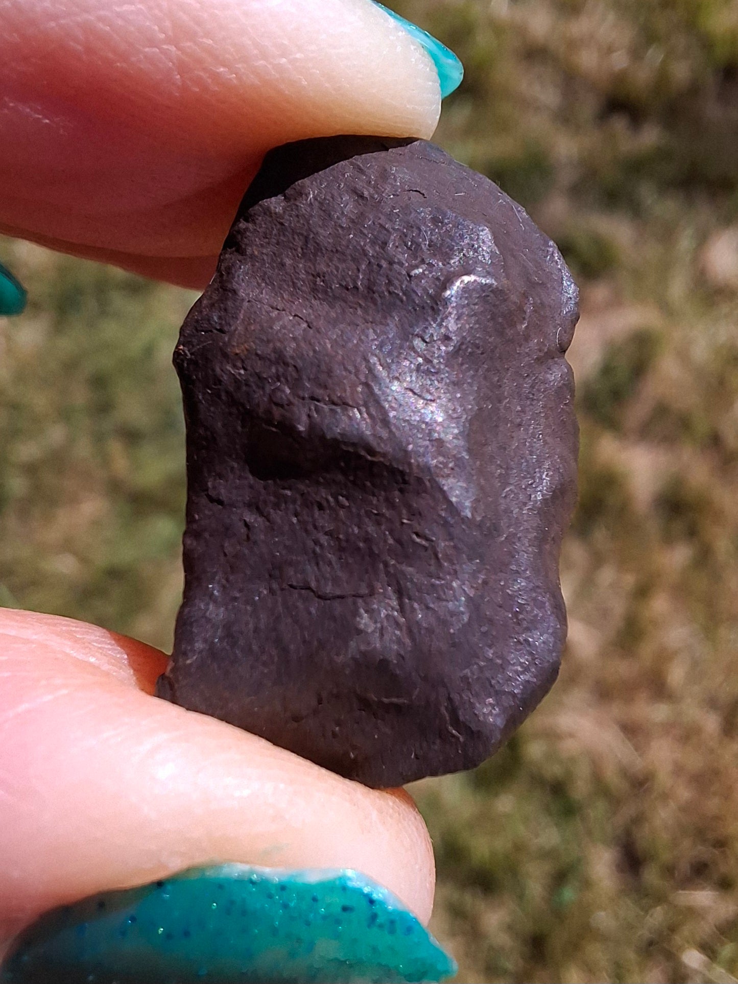 Gebel Kamil Iron Meteorite, 12.34g (Ref: K44)