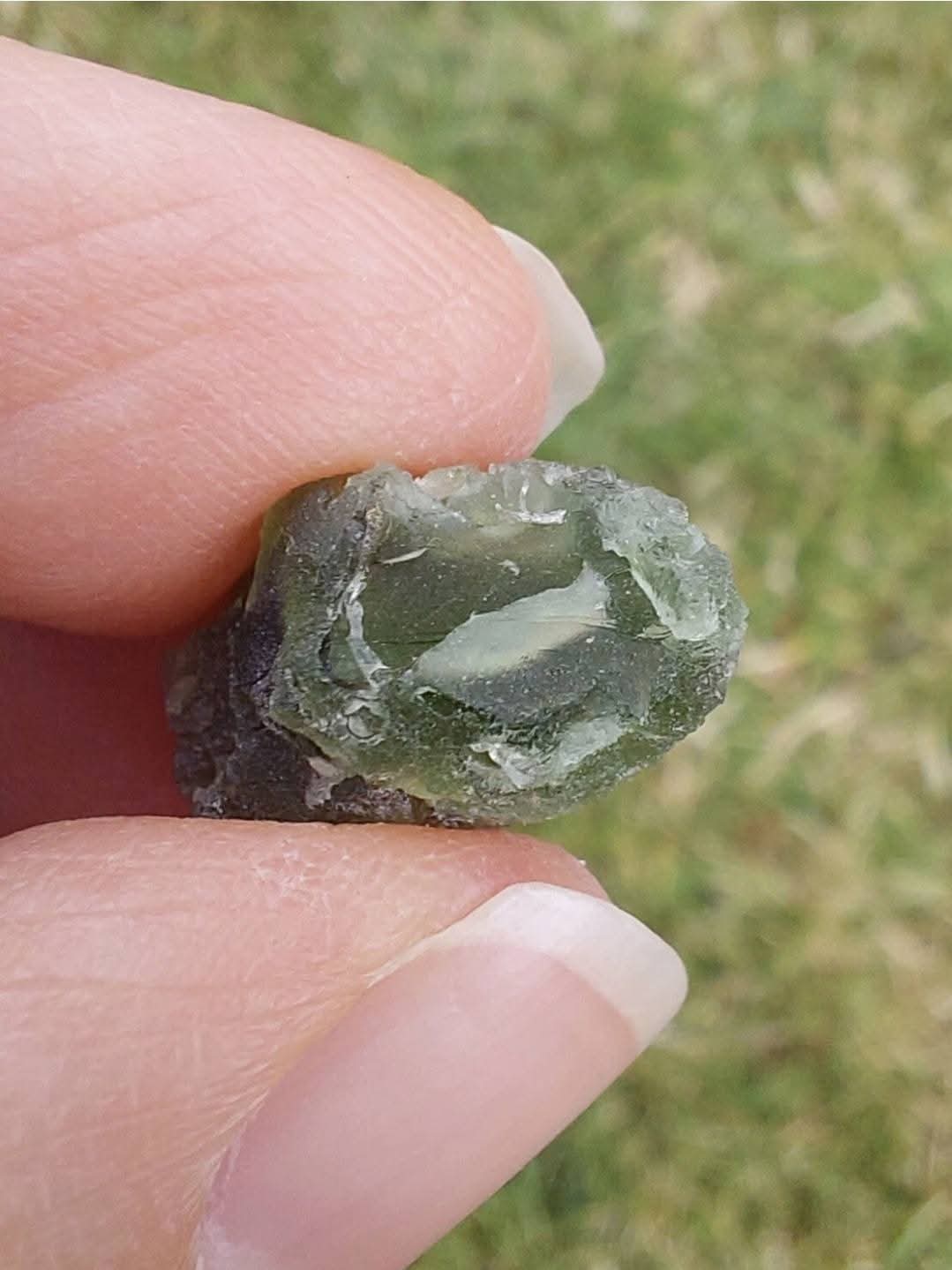 Moldavite Piece, 1.82g, Tektite (Ref: E172)