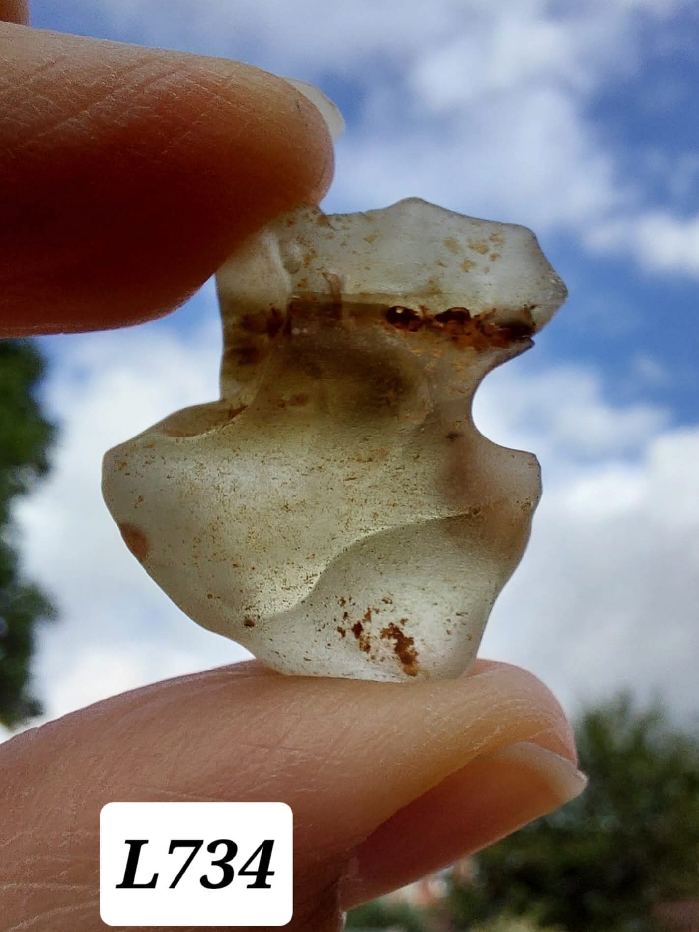 Libyan Desert Glass Piece, 6.97g, Tektite