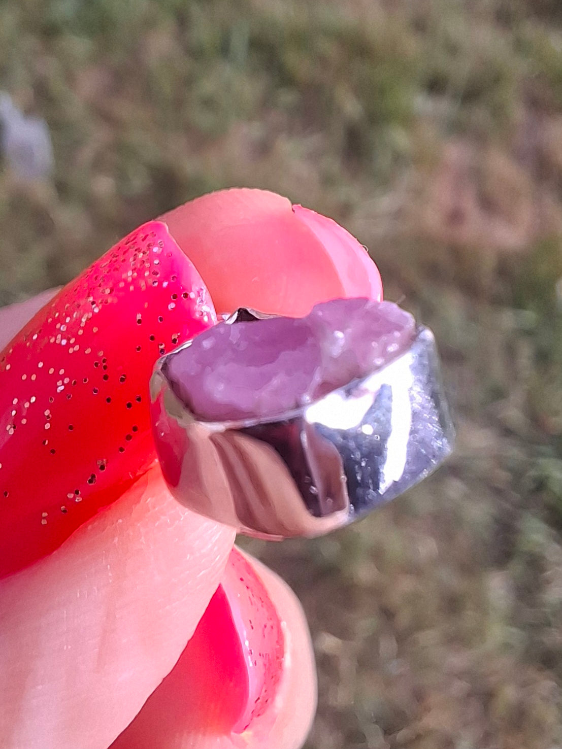 Pink Tourmaline Pendant, 925 Silver, Crystal (Ref: PT10)