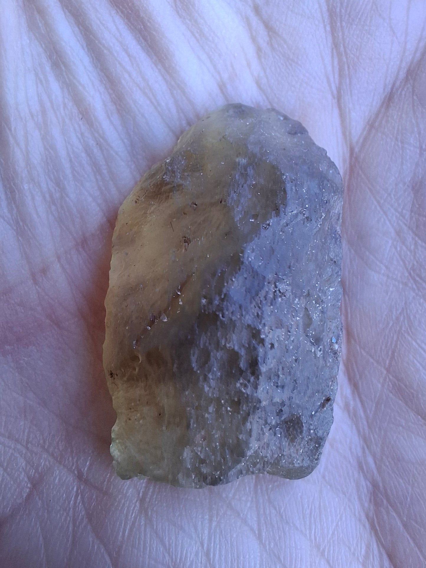 Libyan Desert Glass (darker) Piece, 11.69g, Tektite (Ref: L1366)