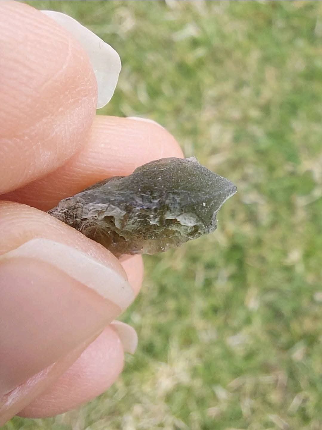Moldavite Piece, 1.05g, Tektite (Ref: E182)