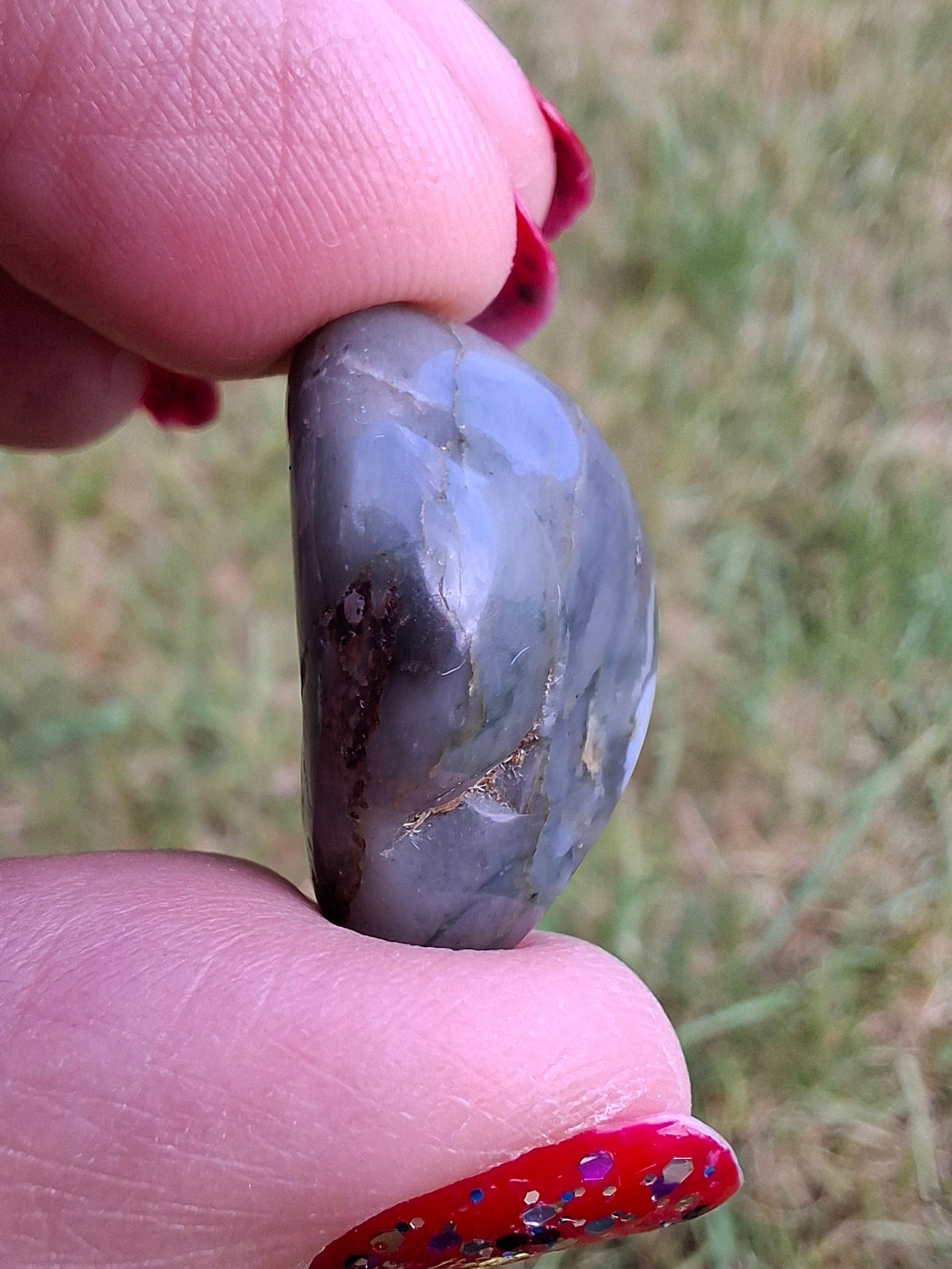 African Blood Stone, Tumble Stone, Crystal (Ref: T174)