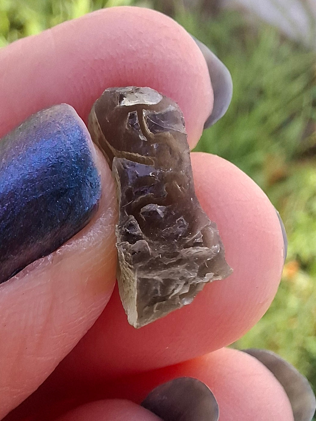 Moldavite Piece, 0.98g, Tektite (Ref: 1380)