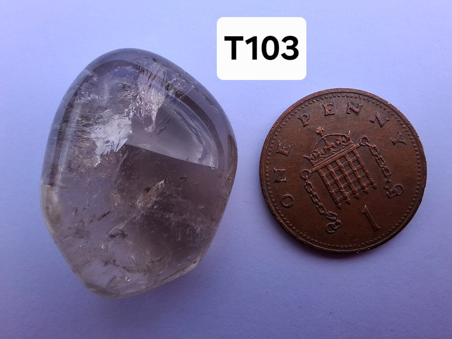 Smoky Quartz, Tumble Stone, Crystal 🌈 (Ref: T103)
