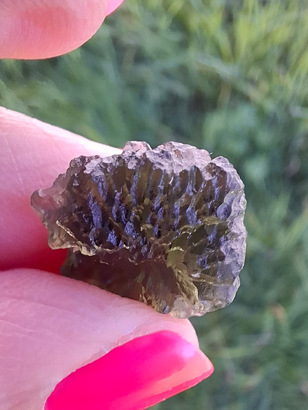 Moldavite Piece, 2.23g, Tektite (Ref: 1401)
