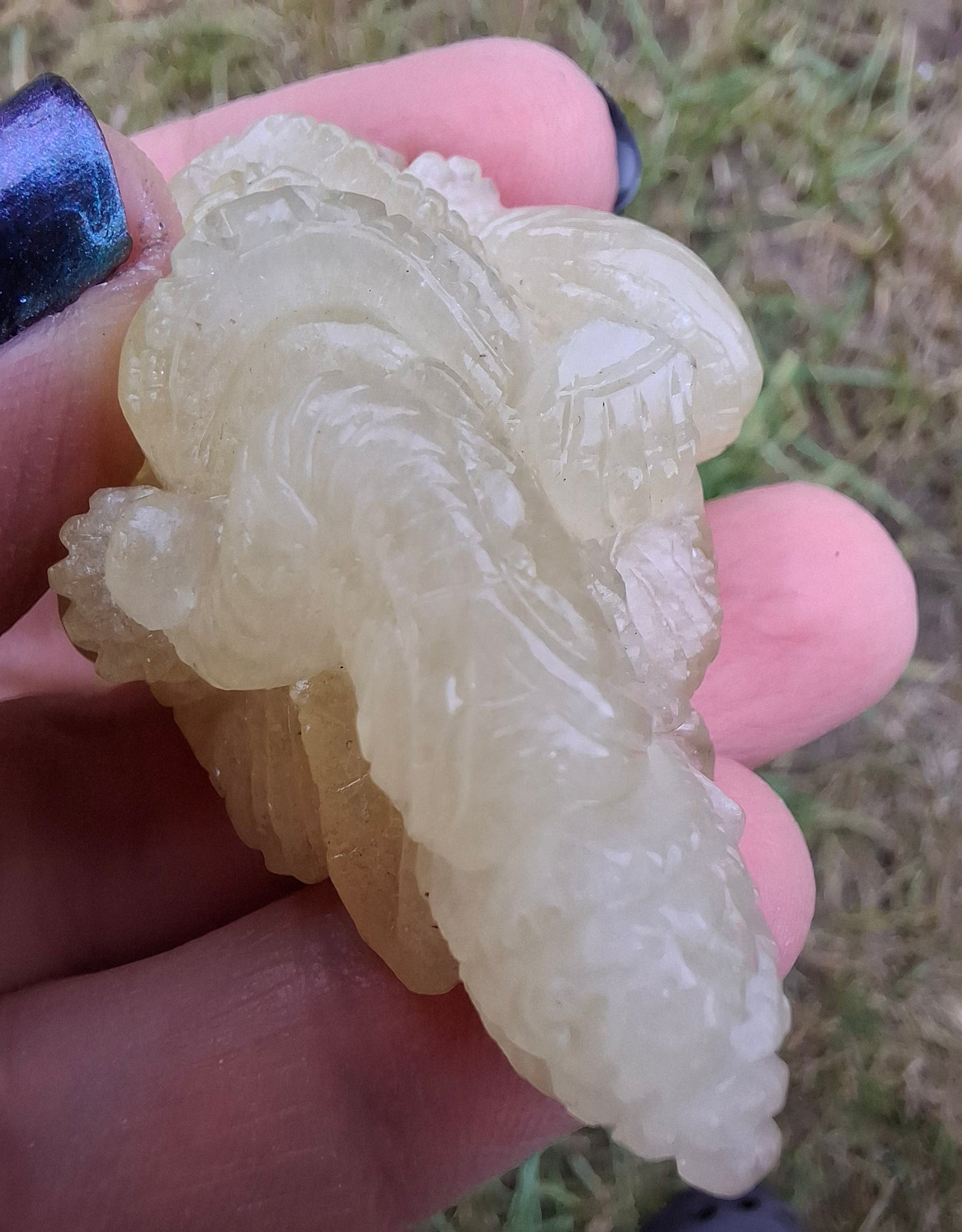 Libyan Desert Glass GANESHA craving, 31.21g, Tektite (Ref: Ganesha2)