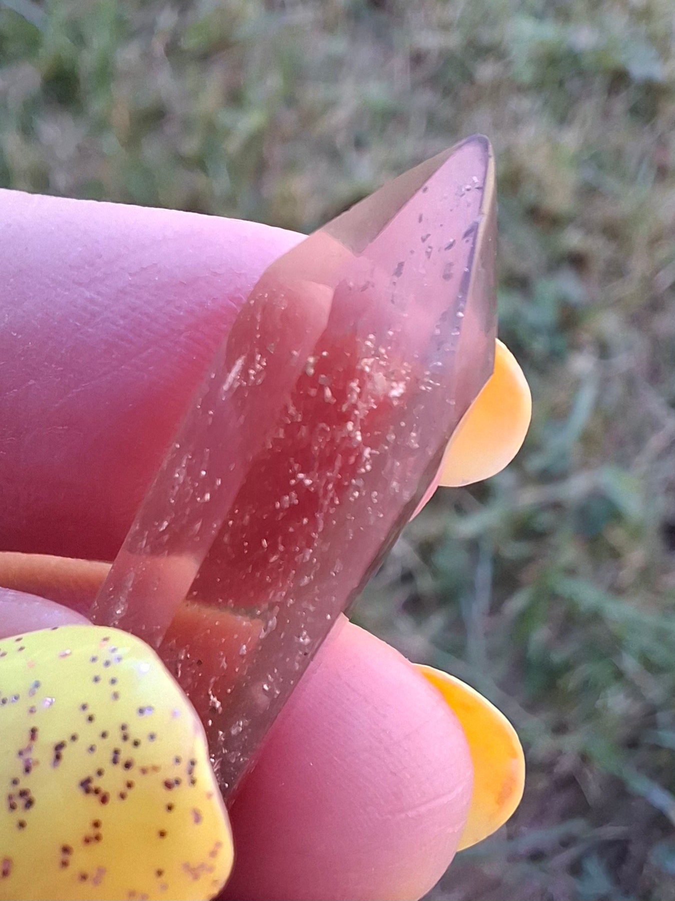 Libyan Desert Glass DT Carving, 4.22g, Tektite (Ref: LDT6)
