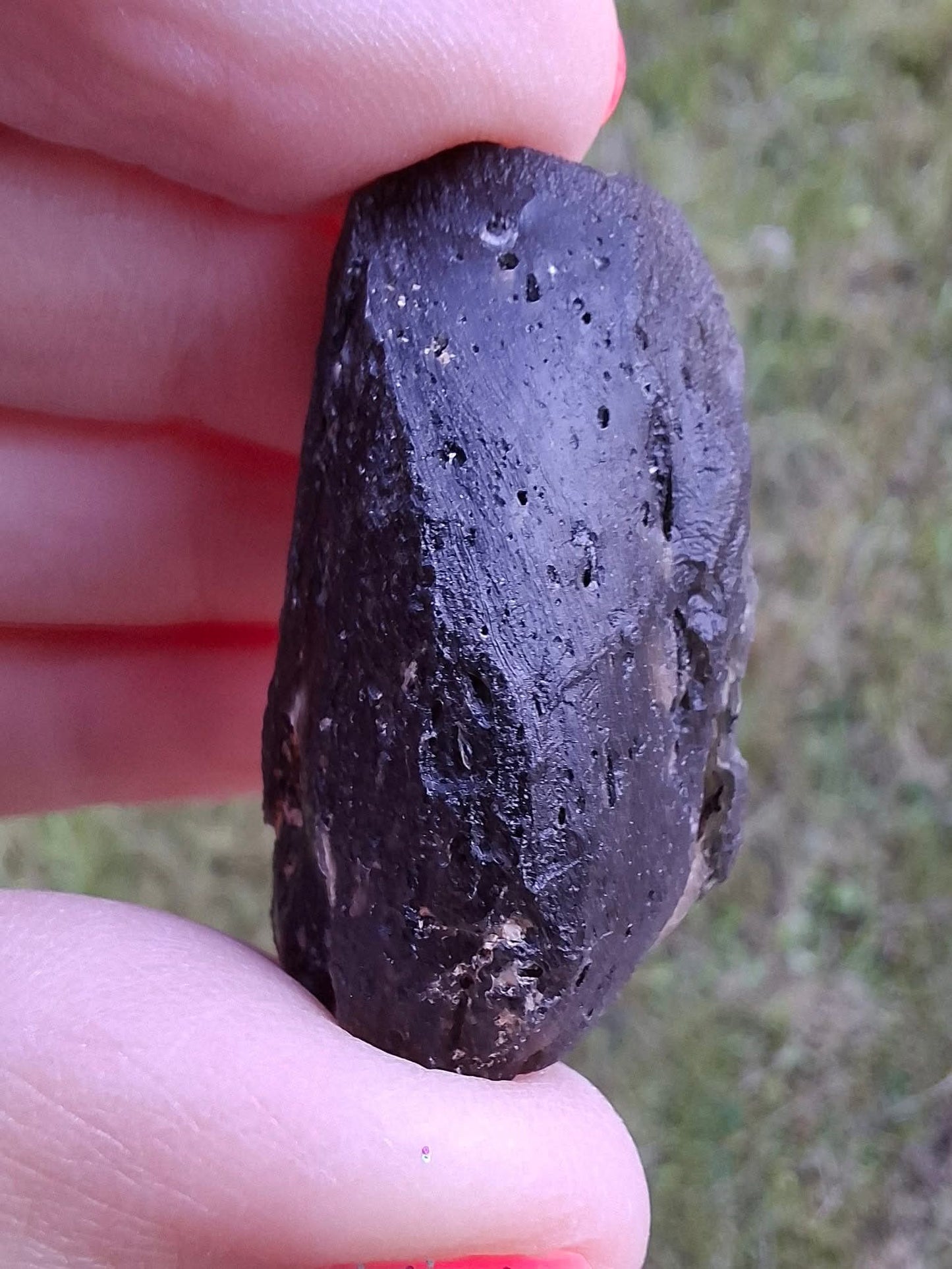 Moldavite Piece, JAKULE, 18.55g, Tektite (Ref: 1172)