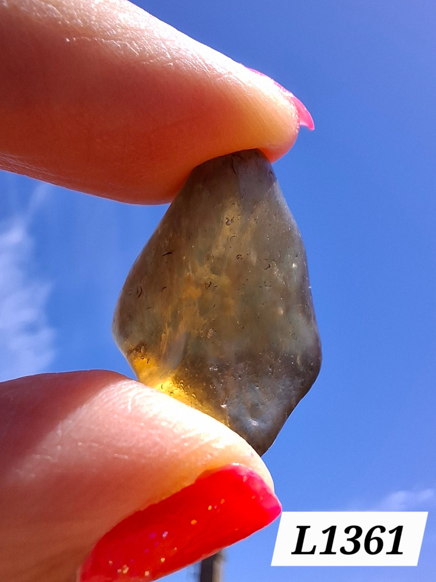 Libyan Desert Glass (darker) Piece, 4.43g, Tektite (Ref: L1361)