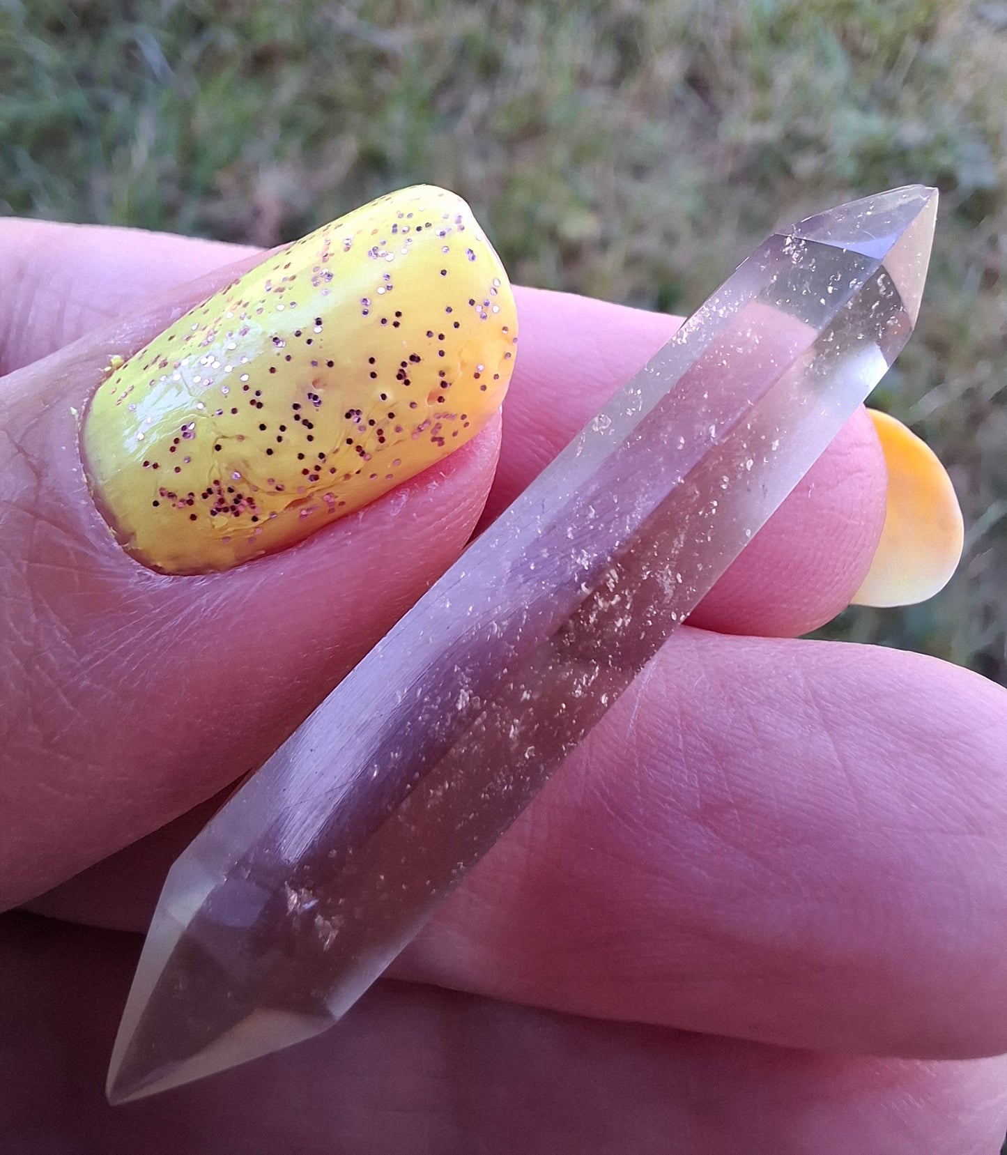 Libyan Desert Glass DT Carving, 4.71g, Tektite (Ref: LDT2)