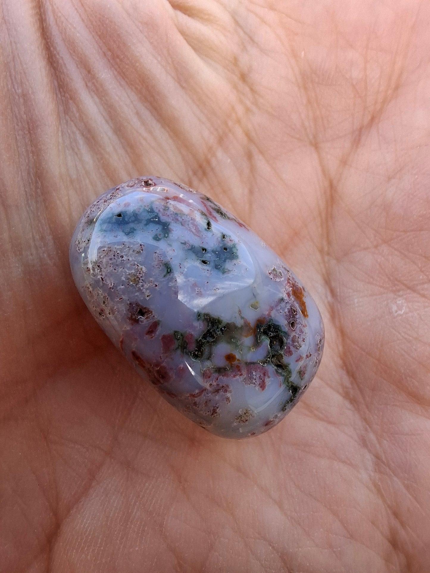 Ocean Jasper, Tumble Stone, Crystal (Ref: T203)