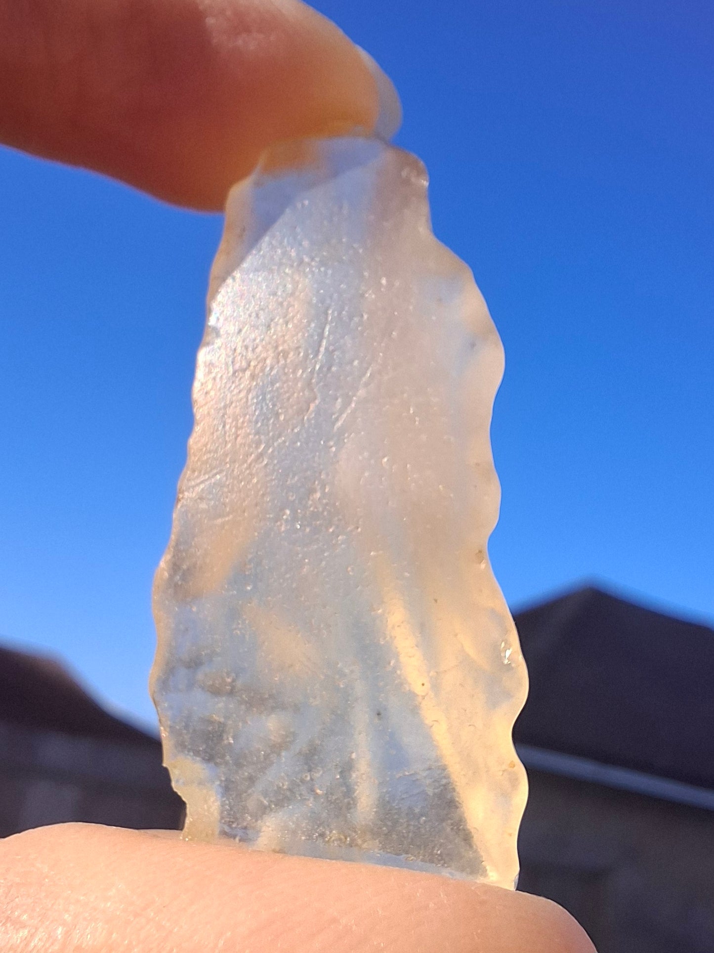 Libyan Desert Glass Piece, 7.46g, Tektite (Ref: LE5)