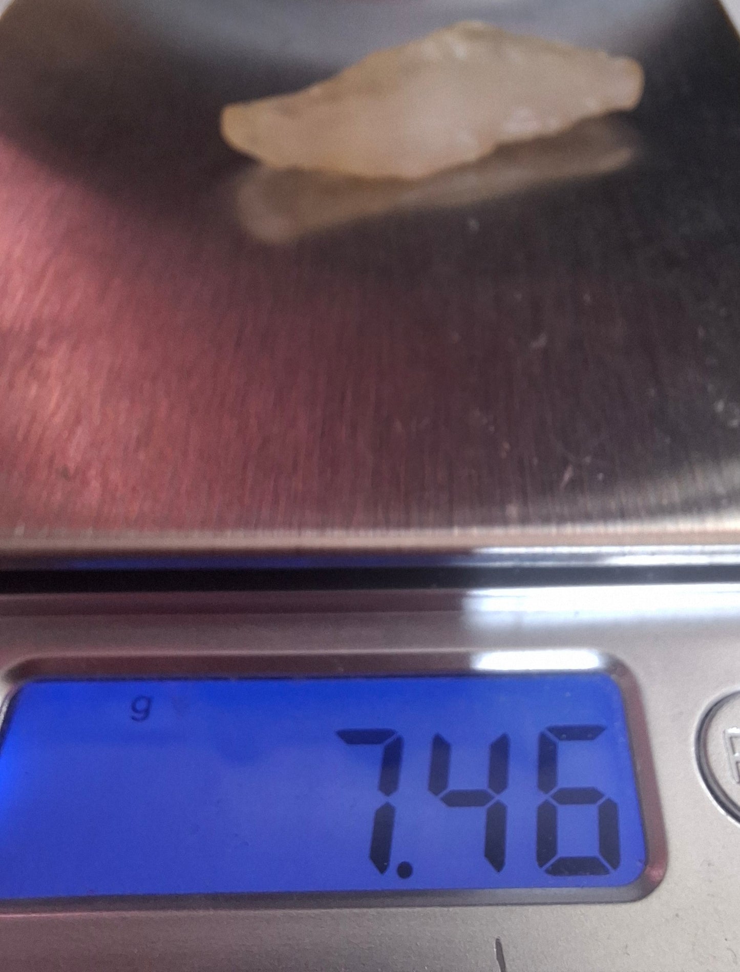 Libyan Desert Glass Piece, 7.46g, Tektite (Ref: LE5)