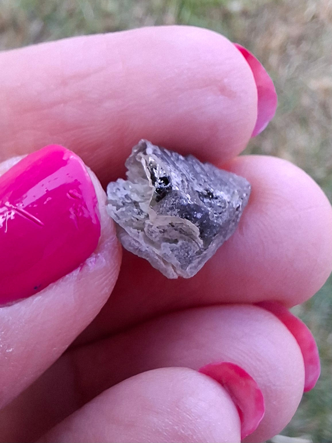 Moldavite Piece, SNOWFLAKE, FROSTED, BRUSNA, 1.05g, Tektite (Ref: 1490)