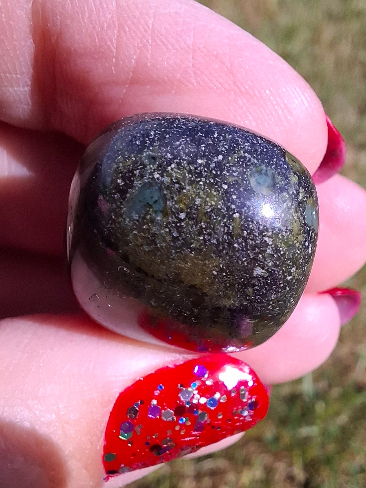Dragons Blood Jasper, Tumble Stone, Crystal (Ref: T112)