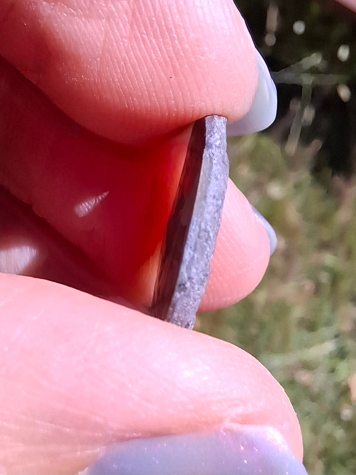 Small Haematite Ammonite HALF, 1.10g, Fossil (Ref: MA9)