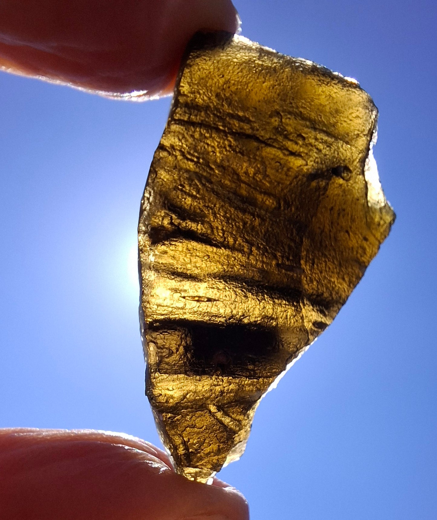 Moldavite Piece, JAKULE, 11.71g, Tektite (Ref: 1173)