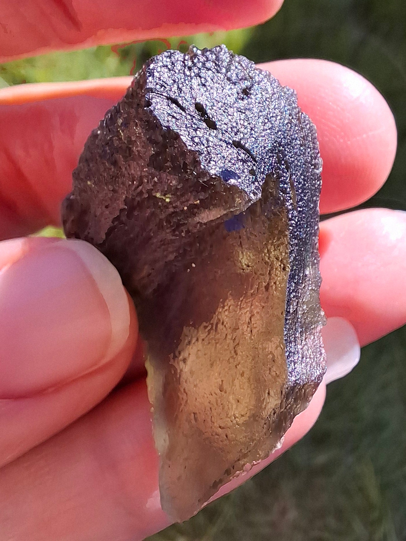 Moldavite Piece, SLAVCE, 13.52g, Tektite (Ref: 1178)