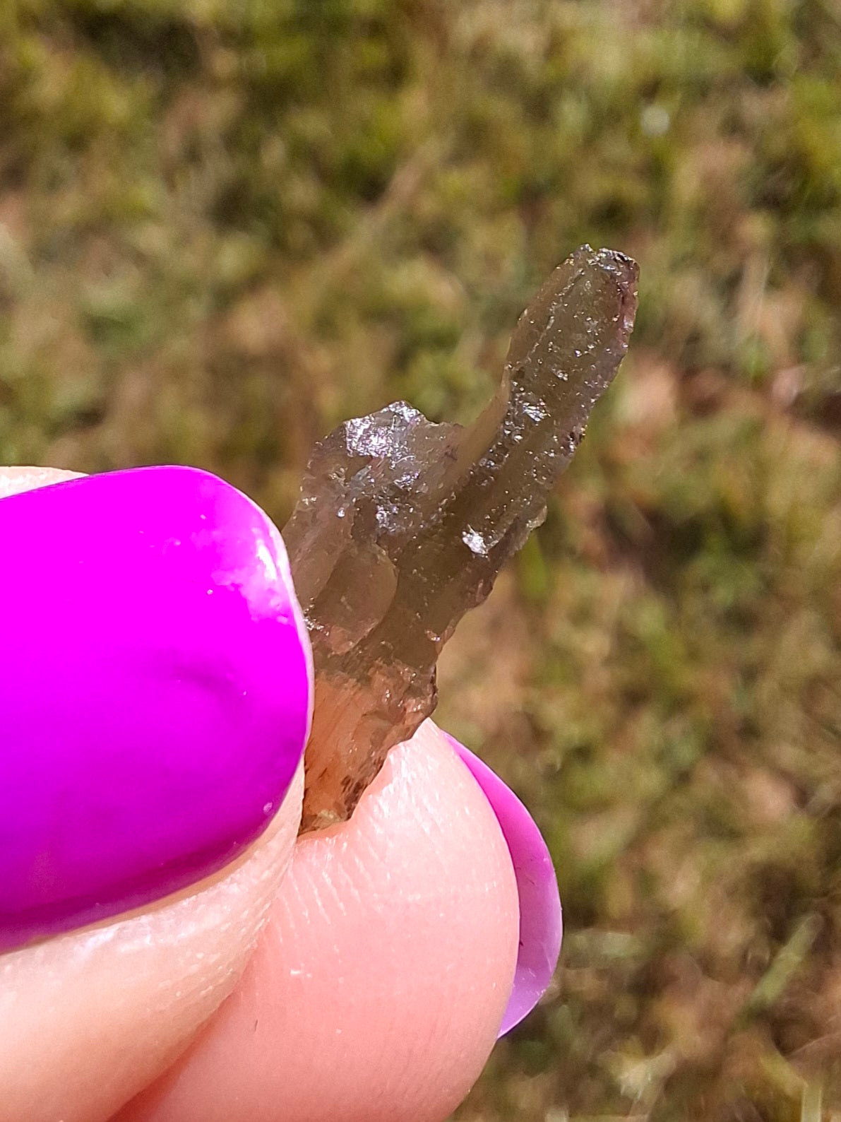 Moldavite small Piece, 0.27g, Tektite (Ref: 1433)