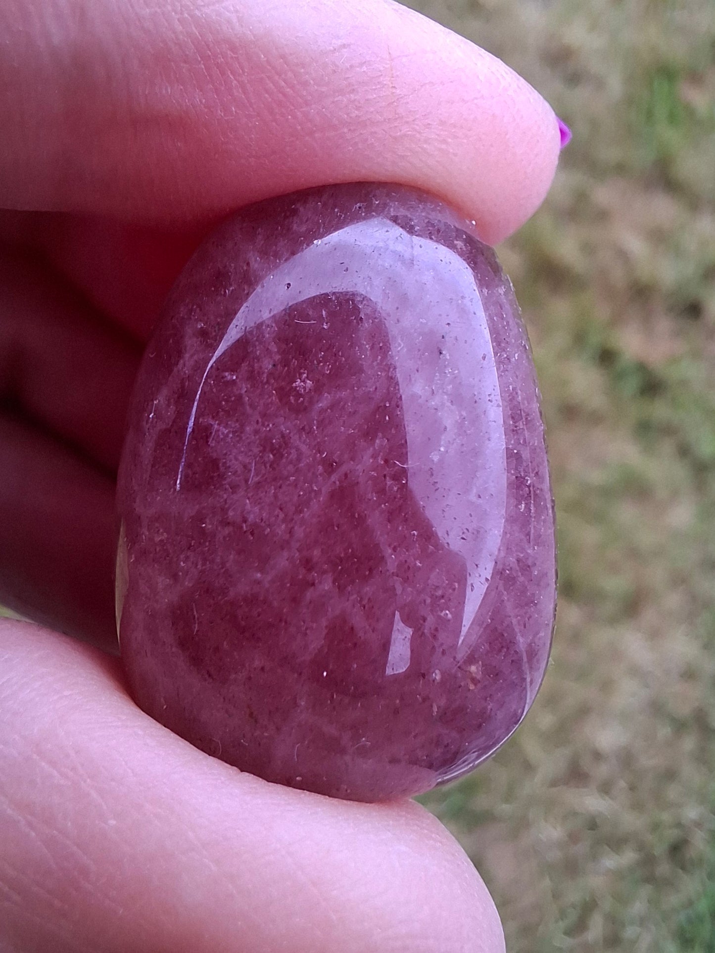 Strawberry Quartz, Tumble Stone, Crystal