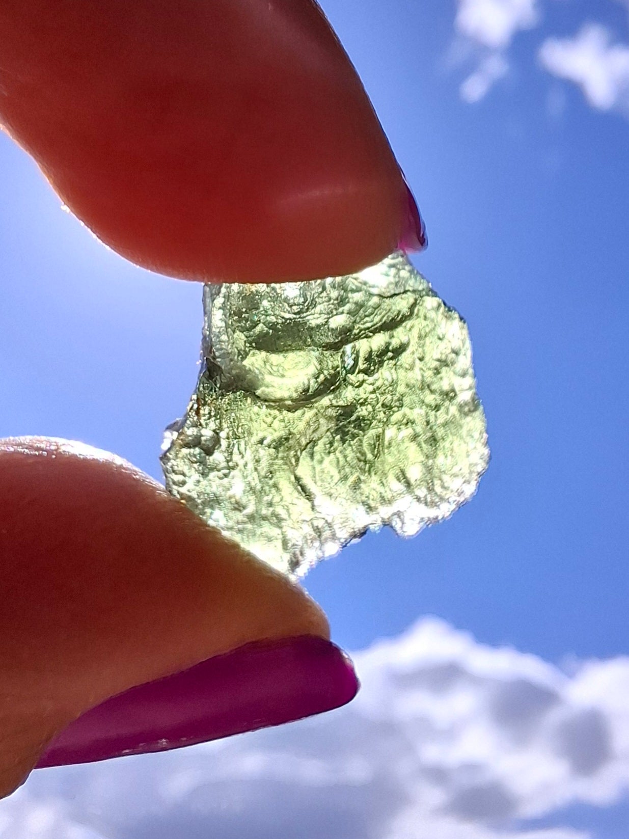 Moldavite Piece, 1.92g, Tektite (Ref: 1426)